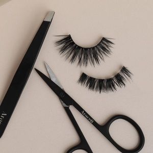 Araceli precision duo lash/brow tweezers&scissors